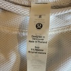 Lululemon Swiftly Tech Short Sleeve 2 0 White Athletic Workout Shirt Womens 8