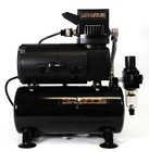 Cool Tooty Quiet Airbrush Compressor By No-name Brand W  Air Tank Oilless Design