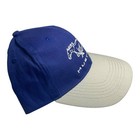 Ford Mustang Hat Blue Gray Embroidered Logo Adjustable Cap Official License
