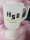 Vintage Hamel State Bank Hamel Illinois Souvenir Promotional Glass Mug
