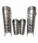 Handmade Medieval Steel Leg Greaves Armor Pair Larp Cosplay Knight Leg Guard Set