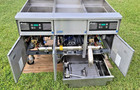 Pitco Double Fryer Model   Sg14r-js  Propane  Filtration  Xtra Clean 