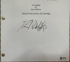 Framed Daniel Radcliffe Signed Harry Potter  the Philosophers Stone Movie Script