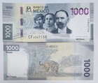 Mexico 1000 Pesos 2023 Random Signatures P 137 Unc New Banknote