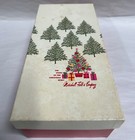 Vtg Marshall Field   Company Dept Store Gift Box Christmas Shoebox Size  a5 