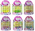 Set Of 6 Squinkies Bubble Packs S 1 To S6 With Tote   Go Carry Box -96 Squinkies
