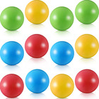 12 Pieces Multi Colored Plastic Replacement Balls Small Bulldozer Popper Toy