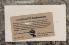 Drew Brees Signed Index Card W Coa     h  O  F     26   New Orleans Autograph Qb     