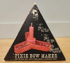 Pixie Bow Maker Original 1950s Pyramid Box Brand New Christmas Mag-nif Inc 