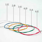 1-3 Sets Of 6 Guitar Strings Replacement Steel Strings For Acoustic Guitar Us