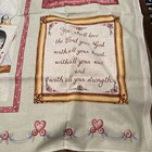 Love Always Teddy Bear Karla Dornacher Fabric Panel Quilting Cotton Bible   2