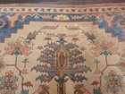 Antique Turkish Heriz Serapi Rug 7x10  Geomteric Medallion