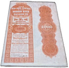 1898 New York Central And Hudson River Railroad Nyc Bond Certificate  2461