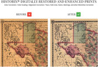 Vintage 1866 Texas Map Poster - 18 X 24 Inch Vintage Texas Map - Texas Map Wall 