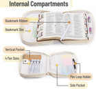 - Bible Cover Case  Carrying Book Case With Durable Handle And Zippered Pocket