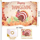 Happy Thanksgiving Outdoor Flag 3 X 5 Ft Turkey Pumpkins Flag Garden Yard 