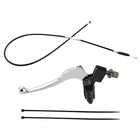 Universal 7 8   Left Clutch Lever Handle 39   Cable W adjuster Silver