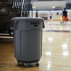Rubbermaid Commercial Products Brute Dolly Black Fits 20 Gallon  32 Gallon  44 G