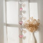 Rainbow Heart Suncatcher  Stained Glass Window  Heart Glass Sun Catcher Decor