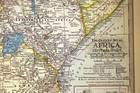 Africa Central Part Antique Color Map 1898 12    X 17  African Continent Central