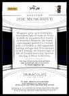 2017 Immaculate Signatures Patches Rookie Joe Musgrove Auto Jersey 3 Colors