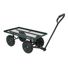 Heavy Duty 38  Garden Carts Yard Dump Wagon Cart Lawn Utility Cart