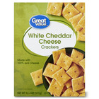  2 Pack  Great Value 12 4 Oz White Cheddar Cheese Crackers