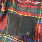 Louis Vuitton Black Logo Monogram Bifold Card Holder Credit Card Wallet Men s
