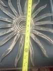 Pair Metal Celestial Swirl Sun Outdoor Wall Art 