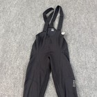 Gore Bike Wear Windstopper Bib Leggings Mens Medium Black Cycling Soft Shell