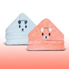 Ioly s Hooded Baby Bath Towels For Newborn Essentials 41   extra Large  Set Of 2