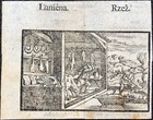 Laniena Rzez Butcher Groll Michal 1722-1798 Poland Vignette 1770 Warsaw