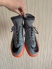 Nike Mercurial Superfly V Fg Soccer Cleats Gray Orange Black 903605-001 Us10 5