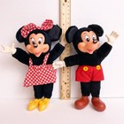 Vintage Applause Mickey Mouse   Minnie Mouse Plush Dolls