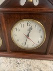 Vintage Swift   Anderson Electric Mantle Clock  Barometer  Thermometer 