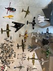 Vintage Die- Cast War Planes Lot Of Planes And More See Photos For Condition