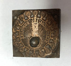 Electrical Supplies Vintage Metal Wood Letterpress Printing Block 1-1 4  X 1-1 4