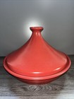 Emile Henry 55 32 Moroccan Tagine Flame Ceramic Rust red France 2 6 Qt Unused