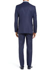 Luciano Natazzi Mens Two Piece 2 Button Suit Modern Fit Jacket With