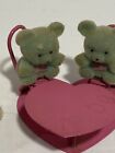 Vintage Mini Flocked Fuzzy  1    Craft Bears Some Pins Mixed Lot 80s