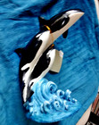 Classic Wildlife Collection  social Bonding Of An Orca Pod  8 5 In   Sculpture