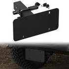 Steel Hitch-mounted License Plate Holder For 2   Hitch Receiver With Hitch Lock