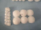 Lot 60 Styrofoam Balls Miscellaneous Sizes 1    1 5    2    2 5    3    Polystyrene  1