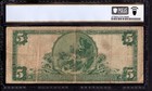 1902  5 First National Bank Note Currency Louisville Kentucky Pcgs B Fine 12
