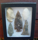 Lot Of 5 Arrowhead Collection