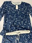 Ekouaer Matching Family Christmas Pajama Set Henley Collar Sleepwear Set Long L