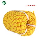 1 2     200  Arborist Tree Rope Premium Polyester Braided Rigging Rope Bull Rope
