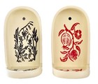 Set Of 2 Altar shrine wall Niche Decor-candle incense Burner trinket Shelves