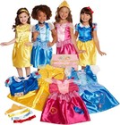 Deluxe 21-piece Princess Dress Up Costume Set For Kids - Dress-up Trunk Included
