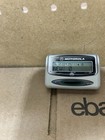         vintage Motorola Pager Wordline Flex Gray blk Rare  W clip